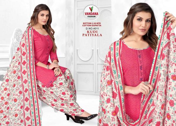 Vandana Kudi Patiyala Vol-4 indo Cotton Designer Exclusive Print Dress Material